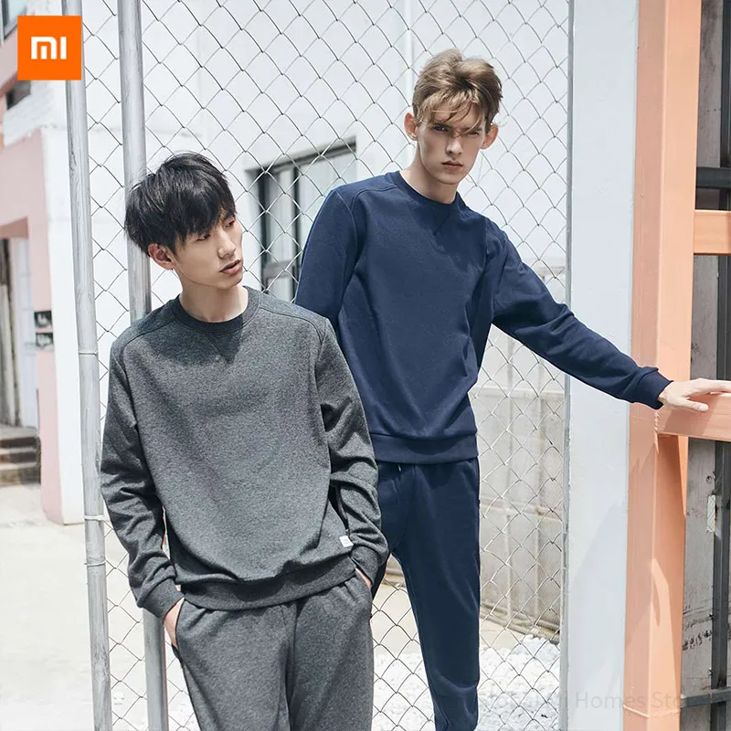 Xiaomi Youpin UREVO life Мужской флисовый свитер с круглым вырезом Классический