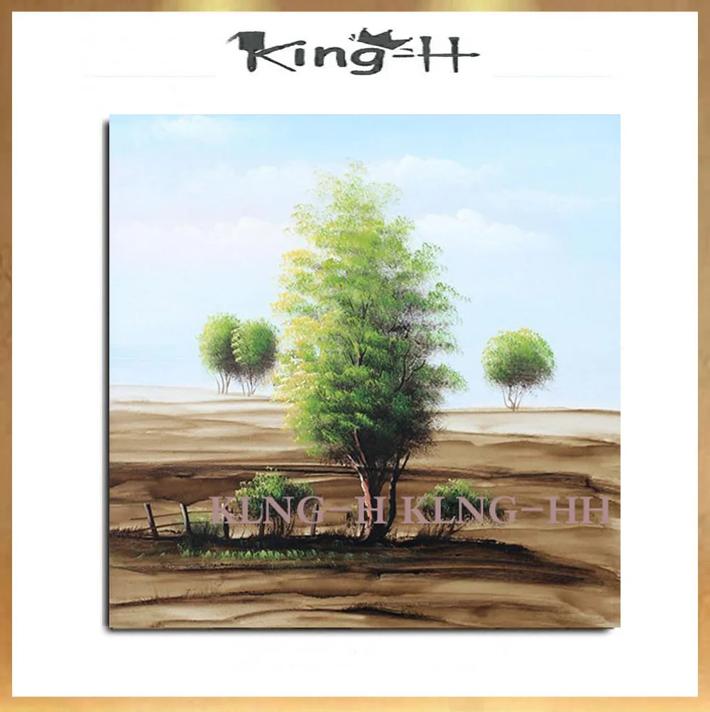 

Pintura al óleo de Tree de flores pintado a mano Pintura de alta calidad arte de pared en lienzo paisaje imagen para decoracio