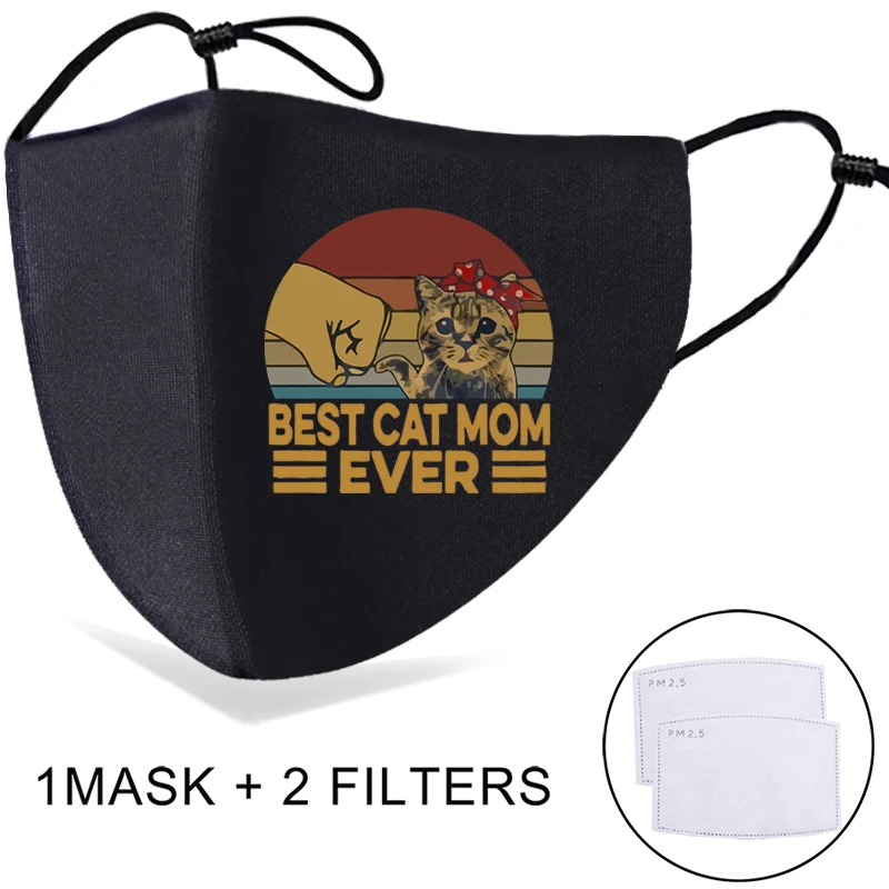 

Best Cat Ever Mouth Face Mask Fashion Kpop Mouth Muffle Cuelga Mascarillas Lavables Masque Tapabocas Mascherine Maske Cubrebocas