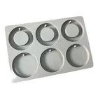 Круглая силиконовая форма сделай сам, большая форма для ароматерапии, гипса, мыла, воскового чипа, свечи, кристаллы эпоксидная смола, форма