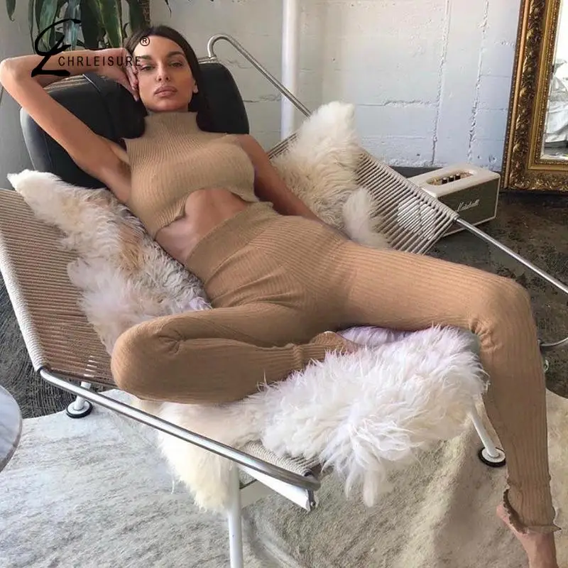 Женские брюки с высокой талией обтягивающие повседневные из полиэстера длиной