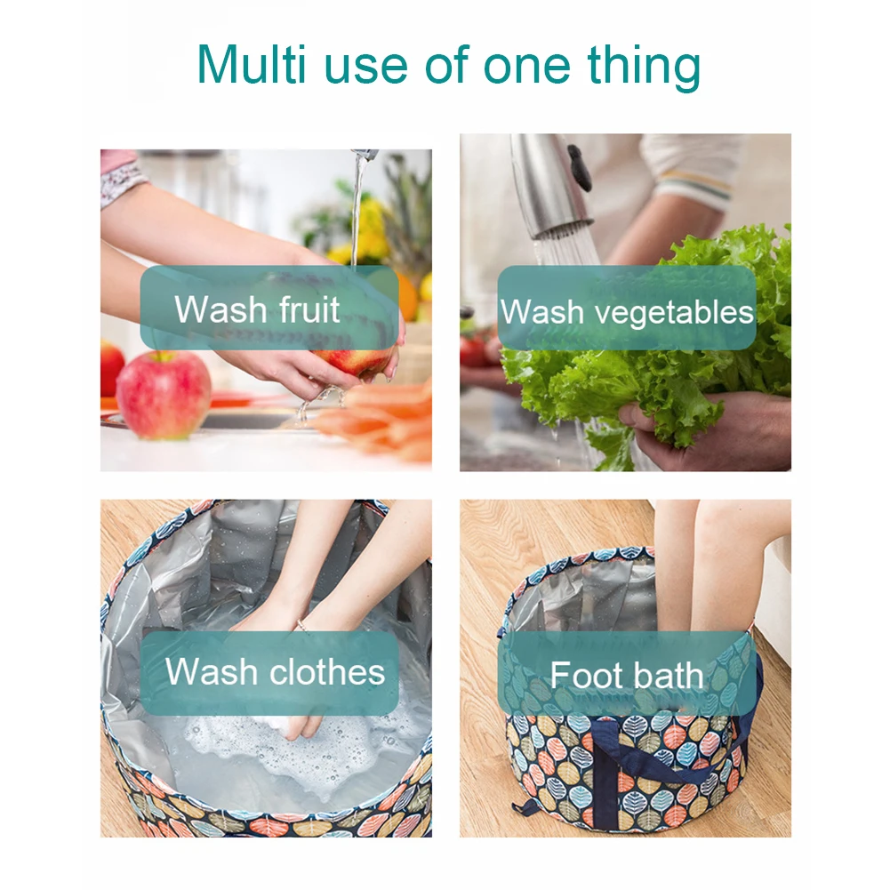 Складная Ванна для ног портативная ванна емкость умывания большой объем