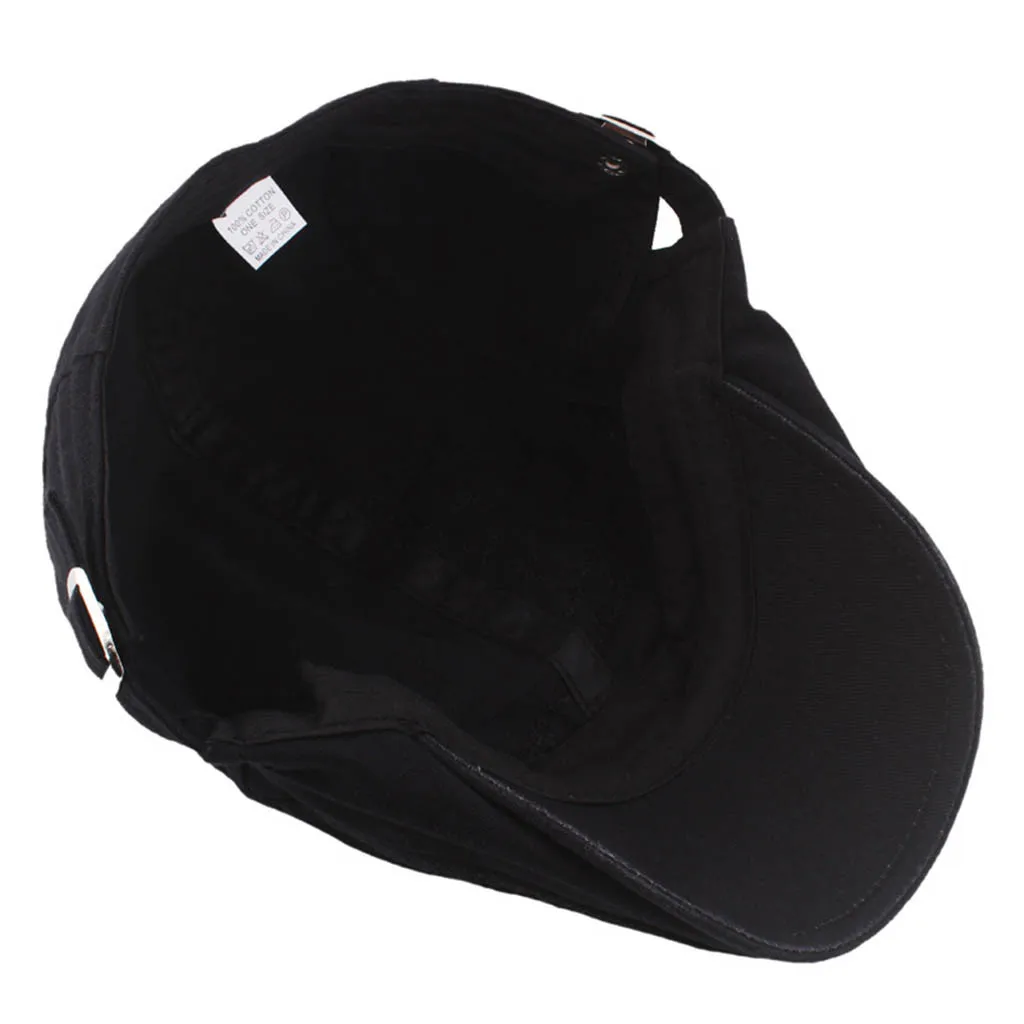 Модный мужской осенне зимний берет хлопковая сужающаяся ткань колпачки