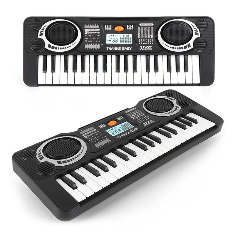 

Цифровая Музыкальная электронная клавиатура 37 клавиш, электрическое пианино, подарок для детей, обучающая игрушка, инструмент для раннего ...