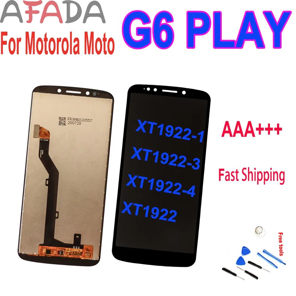 

5 шт., дисплей 5,7 дюйма для Motorola Moto G6 Play, сенсорный экран с цифровым преобразователем + рамка, зеркальная фотография, ЖК-дисплей дюйма, запасные...