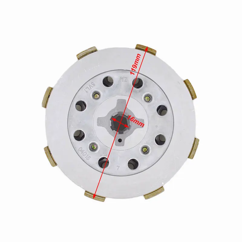 Новый мотоциклетный фрикционный диск с центральным внешним сцеплением в сборе