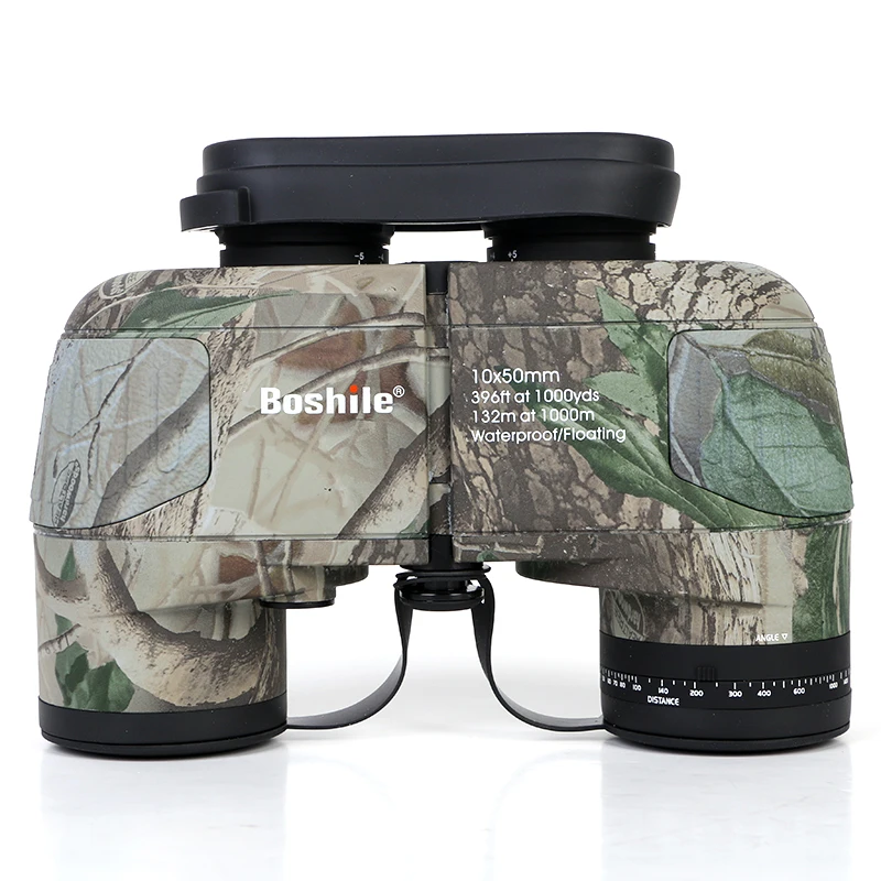 Boshile 10X50 HD мощный бинокль военный морской водонепроницаемый телескоп для туризма