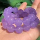 _ Бусины из халцедона из нефрита, бусины-разделители россыпью для изготовления ювелирных изделий, DIY браслет, ожерелье 4681012 мм, оптовая продажа