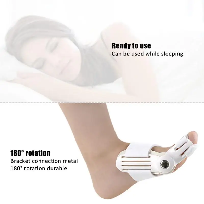 

Big foot bone corrector Splitter Toe protector Day/ Night Splint Big Toes Corrector Hallux Valgus Straightener Foot