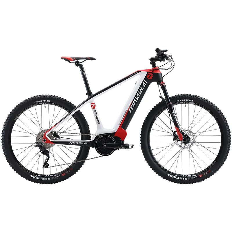 27.5 inch carbon fiber e-bike mid-motor carbon fiber electric booster mountain bike hidden lithium battery electric bicycle