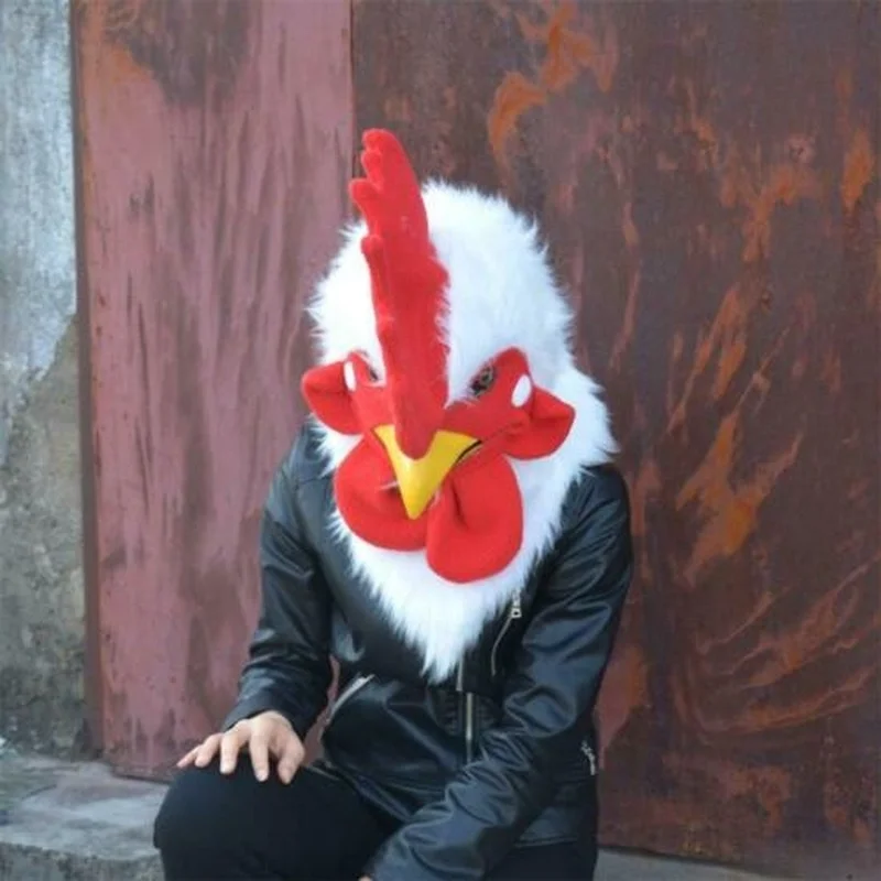 Может двигаться рот костюм талисмана-петуха Fursuit Косплей нарядное платье парад