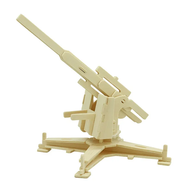 

3D DIY Wood Puzzle Toy Military Series Tank Vehicle Model Set Creative Assembled Education Puzzle Toys Gifts For Children Kids