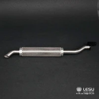 lesu metal exhaust pipe 191mm for 114 rc tamiya tractor truck scania volvo man benz remote control toys model th04724 smt3