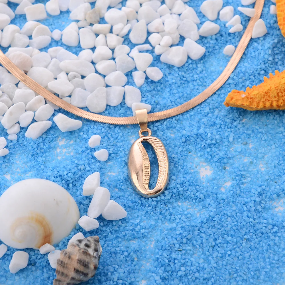 Женское Ожерелье-чокер с подвеской в виде ракушек | Украшения и аксессуары