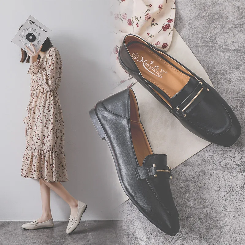 NAKKESHMEN-2020 новые стильные весенние универсальные модные туфли без застежки на