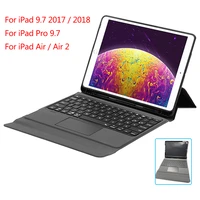 keyboard for ipad 9 7 20172018 5th 6th gen wireless keyboard case for ipad pro 9 7 air air 2 case with keyboard and touchpad