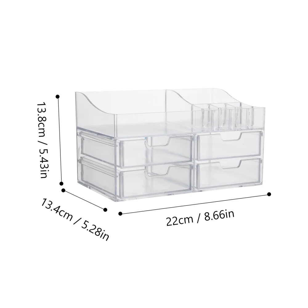 

1Pc Multilayer Storage Box Desktop Organizer Drawer Type Makeup Container