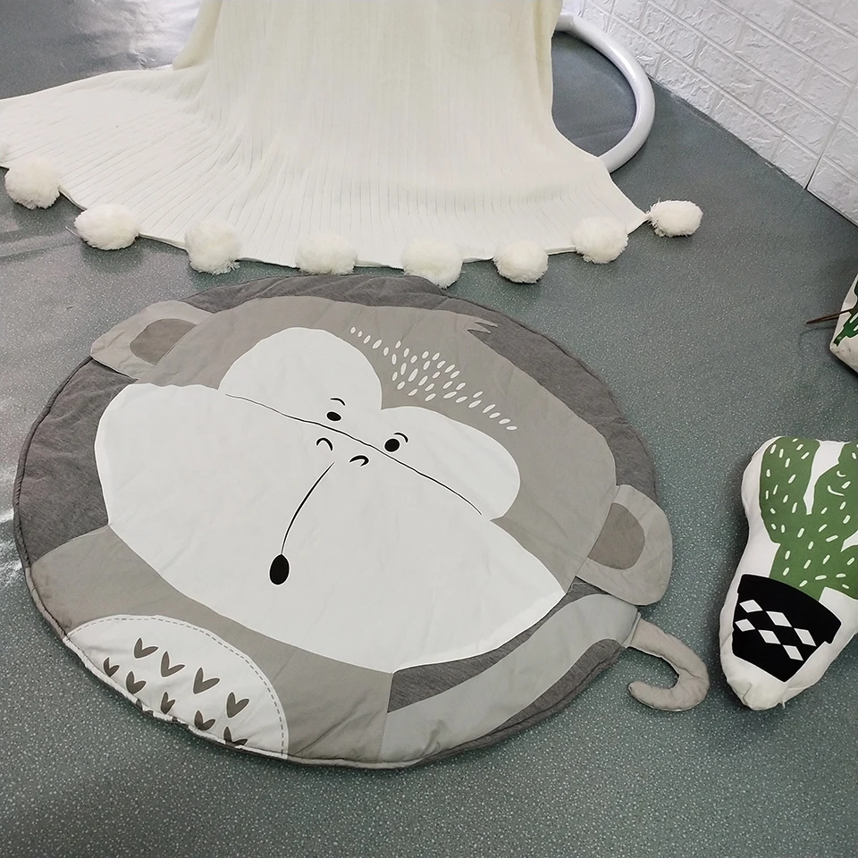 Милые детские игровые коврики детский коврик для ползания постельные