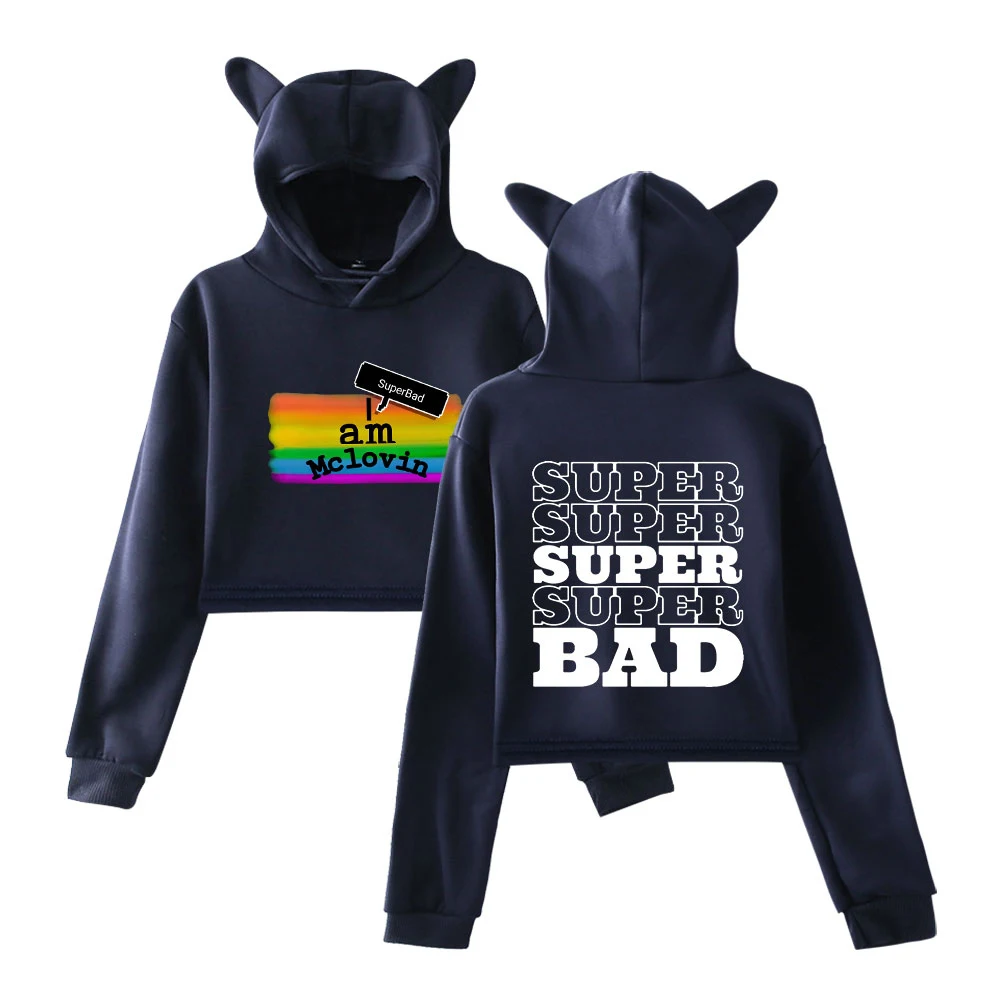 

WAWNI Mclovin Cat Ear Hoodie Woman Fashion Print Cotton Hooded Sweatshirt Streetwear Accessories Leisure Hoody Hot Tops 2021