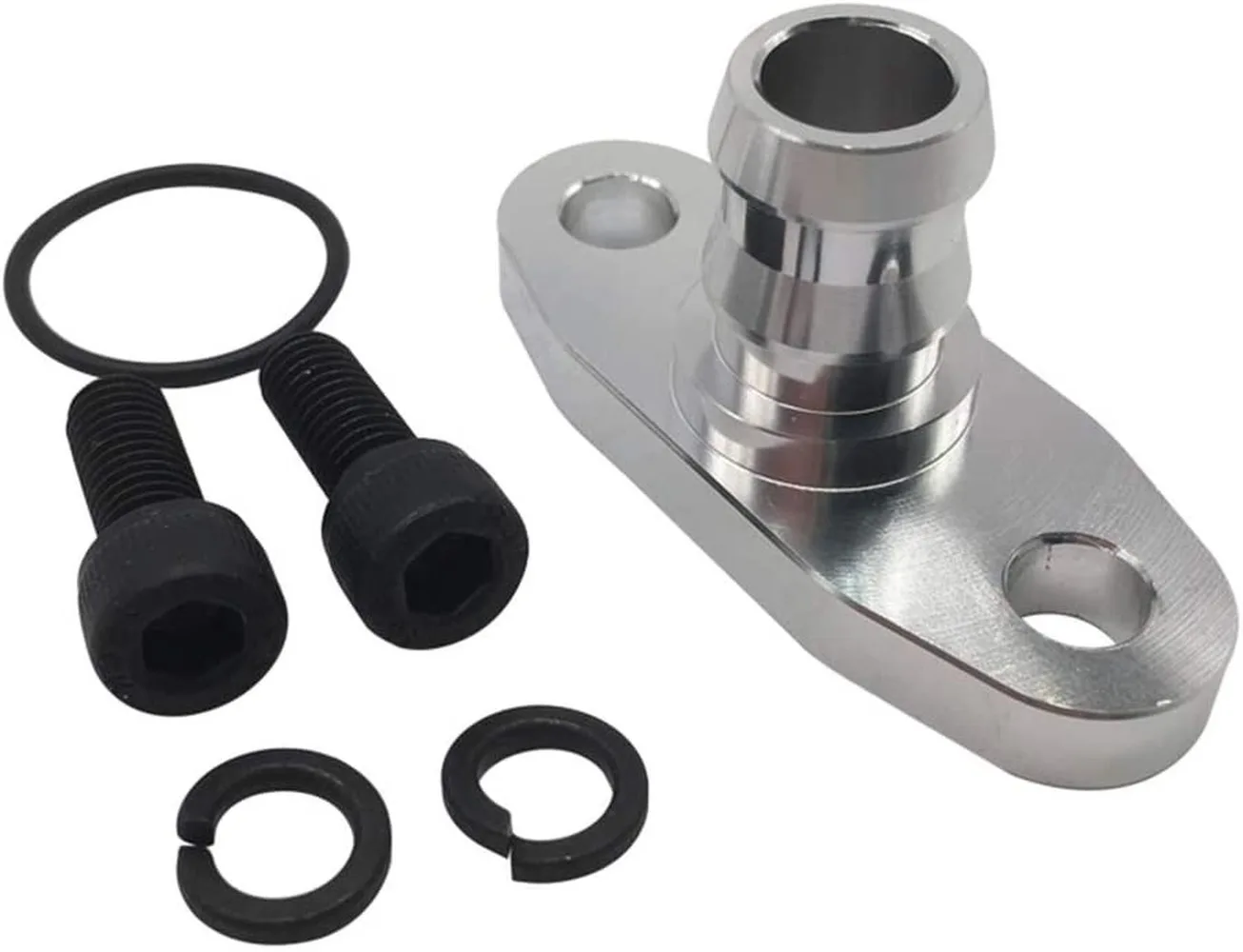 Алюминиевые Реверсивные фланцы 12 лет для слива масла Garrett T3 T4 T04B T04E | Автомобили и