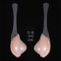 women silicone sticky bra pushup underwire gathered bras cup a b c d strapless invisible underwear for sexy backless party dress