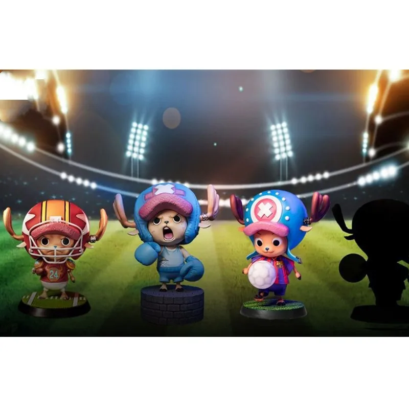 

6" One Piece Statue Tony Tony Chopper Bust Footballer Full-Length Portrait Original Version GK Action Figure Toy BOX 16CM X2732