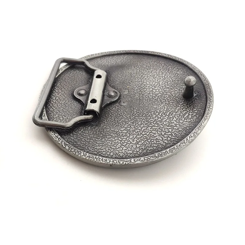 Мужская винтажная серебристая пряжка для ремня в ковбойском стиле со звездами на