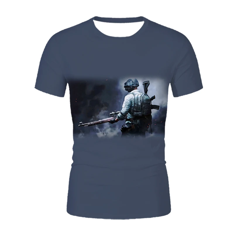

2021 fashion and casual new 3D-printed summer hot seller XXS-6XL men's sports T-shirt with short sleeves and round neck and fun