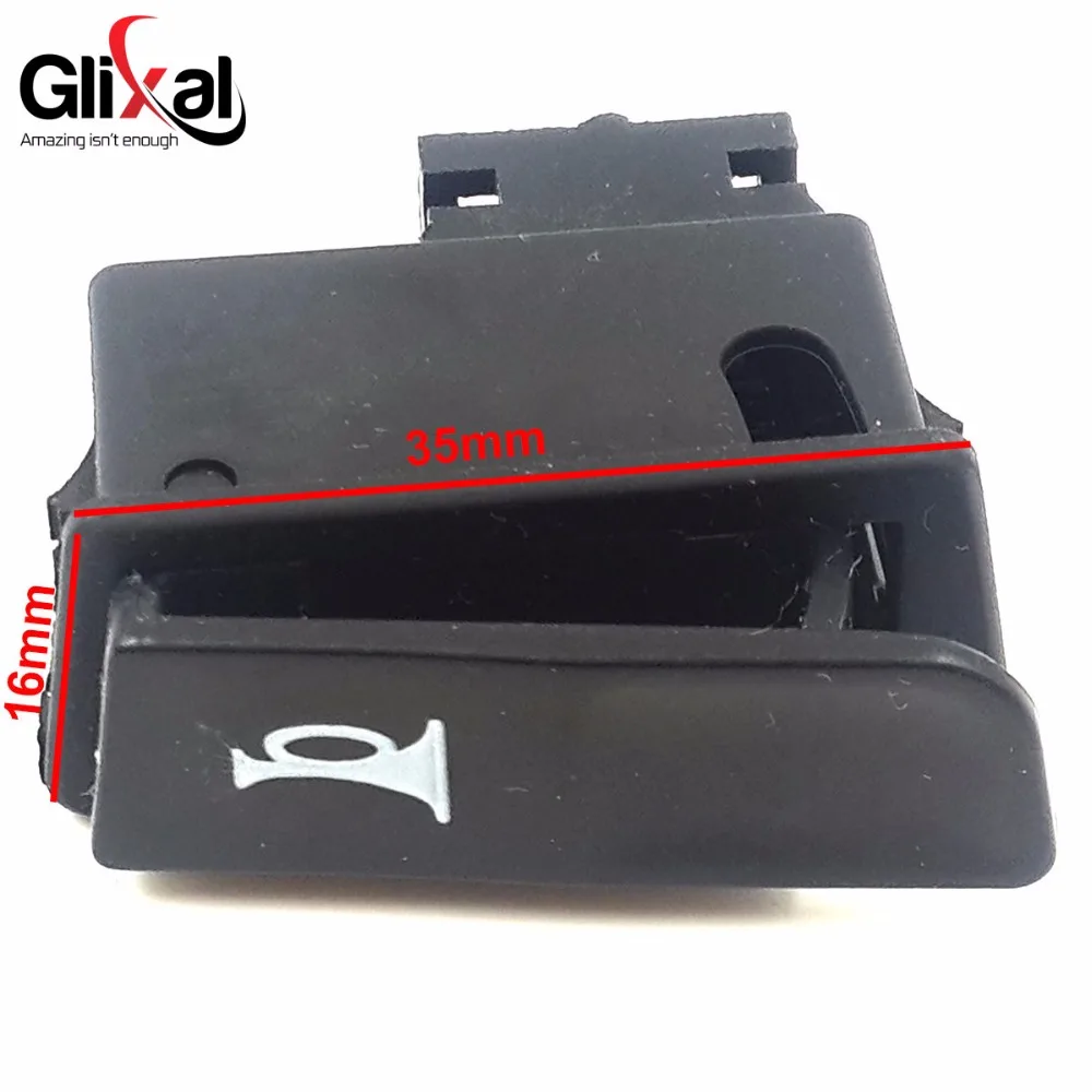 Самокат Glixal мопедный сигнал, кнопка переключения для Taotao ROKETA PEACE JCL GY6 50cc 125cc 150cc, китайский мопед, скутер (2 шт.)