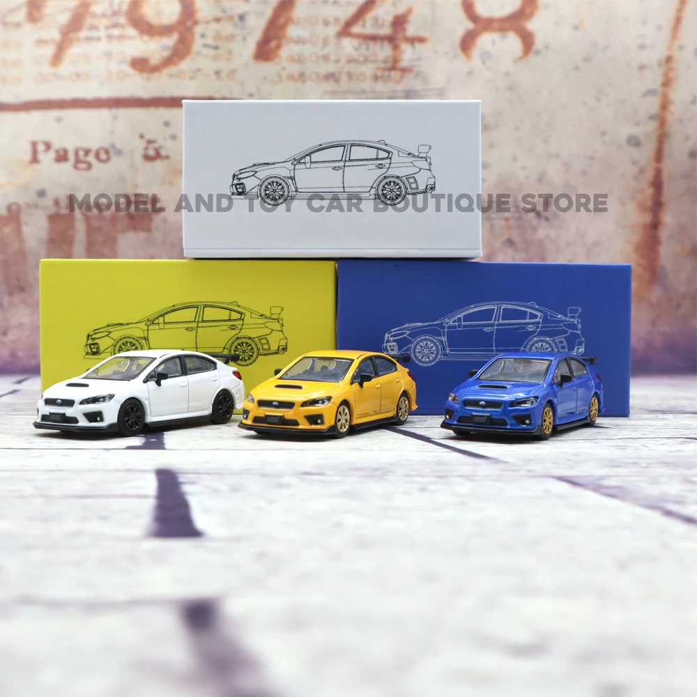 1/64 Subaru WRX STI JKM литые игрушечные модели автомобиль Мальчики Девочки