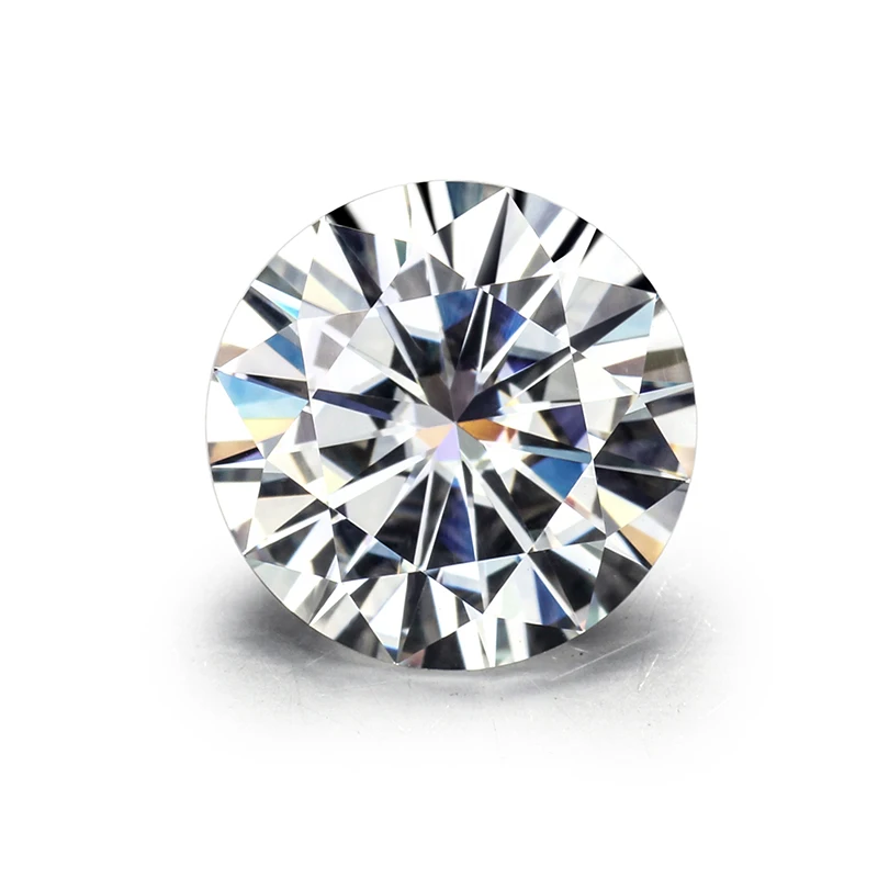 

Оптовая цена за карат маленький размер круглый бриллиант 3EX VVS Муассанит свободный драгоценный камень
