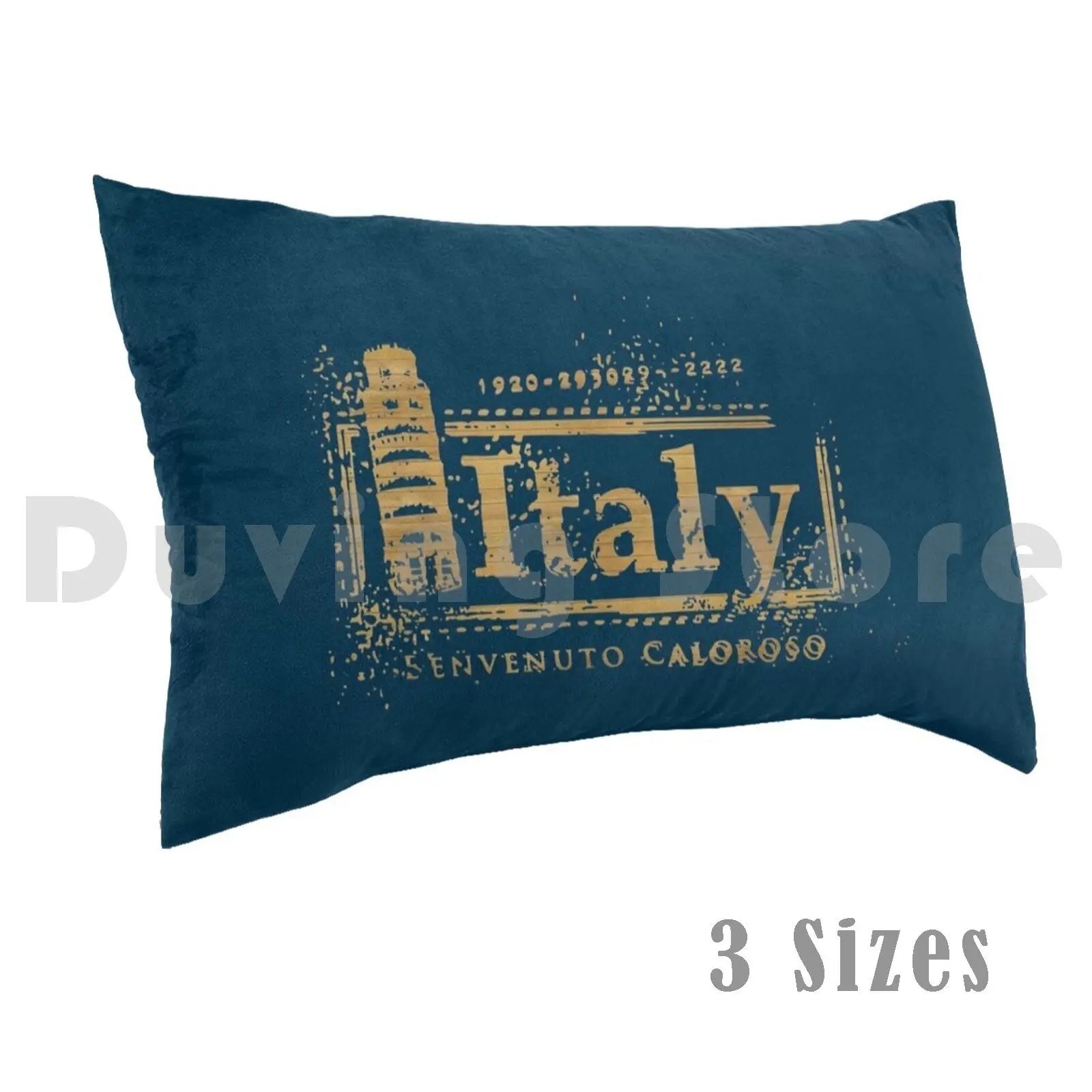 

Italia Calorosa Pillow Case DIY 50x75 Italy Tuscany Hot Warm Weather Sun Venice Firenze Leonardo Davinci Classic