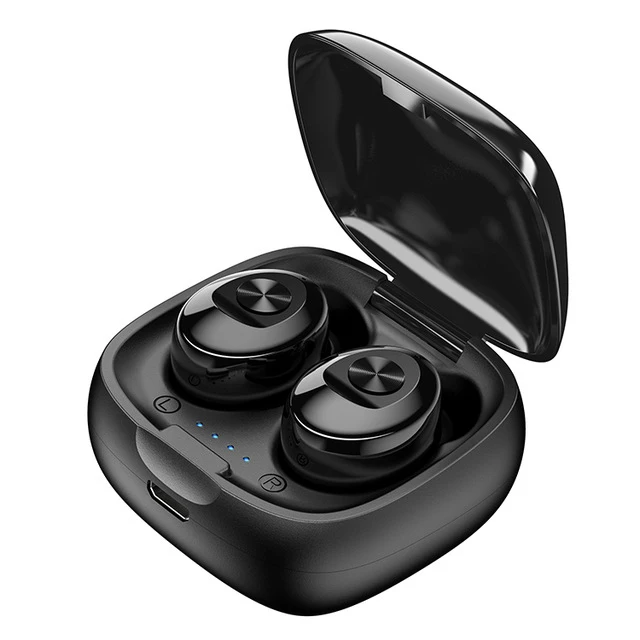 Binaural (Black) Bluetooth наушники XG12 TWS мини беспроводные наушники бинауральные звонки HiFI Bluetooth 5,0 шумоподавление наушники для Android Iphone - Цвет: Binaural (Black)