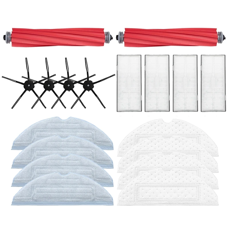 

For Xiaomi Roborock T7S S7 T7S Plus Disposable Mop Rag,Main Brush,Filter Mopping Cloths Robot Vacuum Cleaner Pads