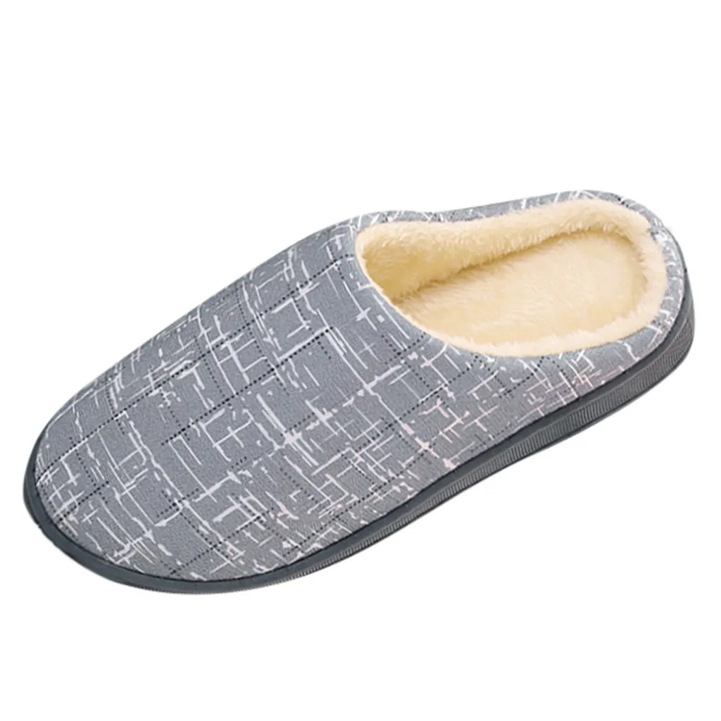 2019 Лидер продаж женские тапочки мужские парные теплые домашние из флока с