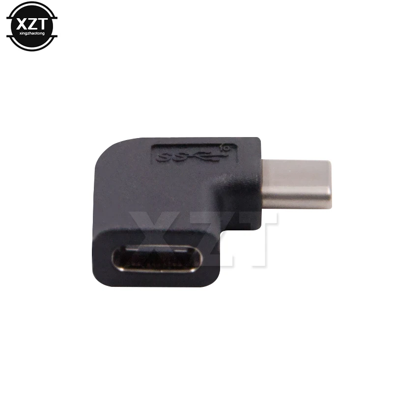 2pcs 90 Degree Right Angle USB 3.1 Type C Male to Female Converter L Shape USB-C Adapter for Smart Phones Connector | Компьютеры и