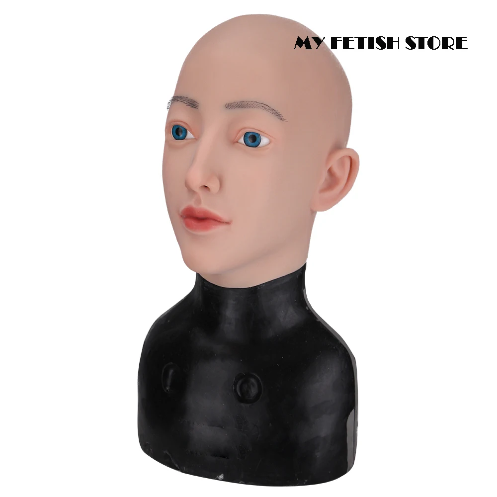 (Christ-3G)Crossdress Full Head Realistic Silicone Girl Female Disguise Party Cosplay Transgender Mask Male To Drag Queen | Тематическая