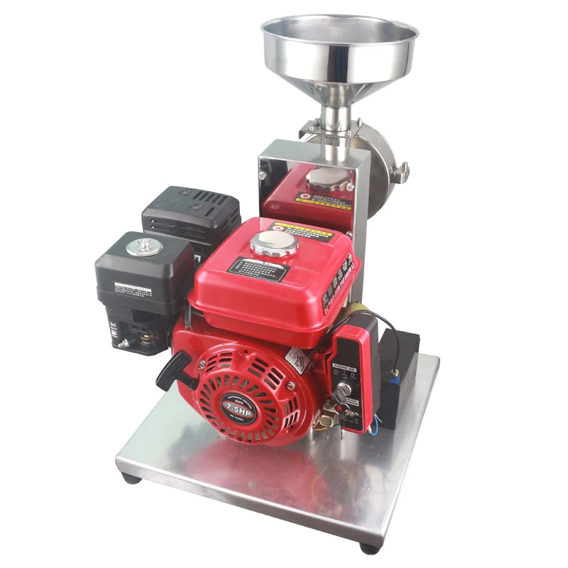 Коммерческая измельчитель бензинового двигателя из нержавеющей стали 20-50 кг/ч