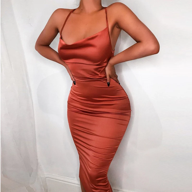 Сексуальное облегающее летнее платье с открытыми плечами женское открытой
