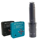 Электронный цифровой микроскоп 130X 180X 300X с C-образным креплением, CMOS 1080P 2K 38MP HD, USB, увеличительная камера, ремонт печатных плат и сотовых телефонов