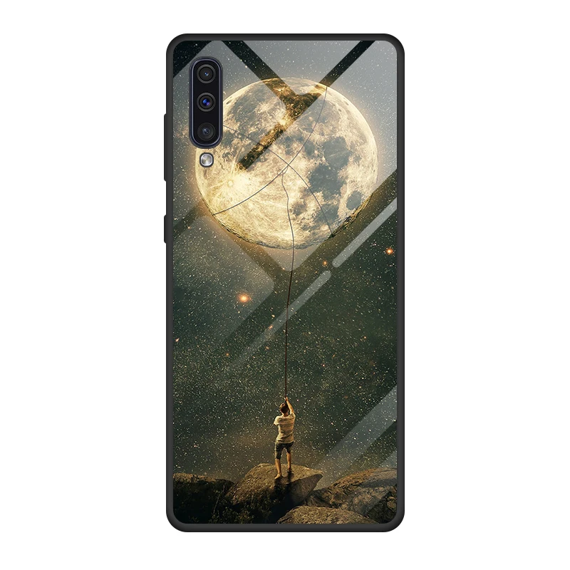 Узор чехол для телефона для samsung A70 A50 A30 A20 A10 A30S A50S Стекло чехол процессором обработки изображений 70 50 30 S 10 20 50S 30 S чехол Coque чехол для телефона - Цвет: 12
