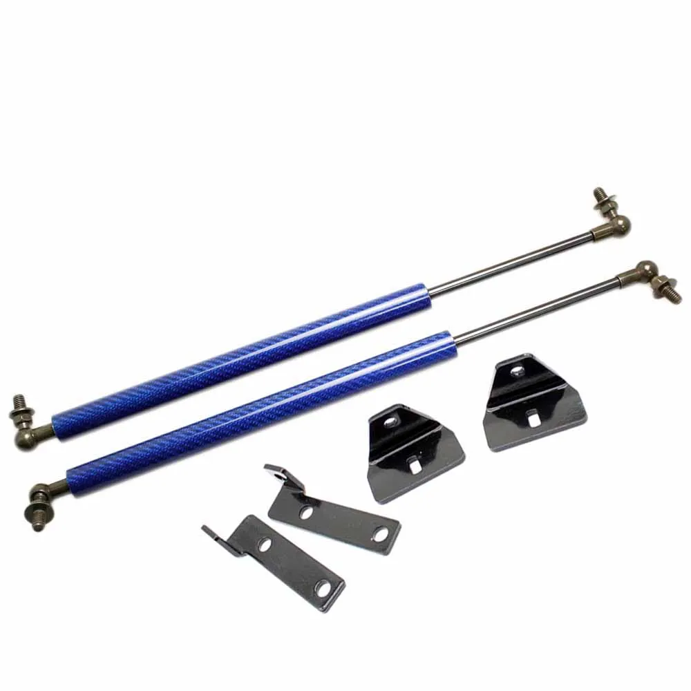 Для Isuzu D-MAX/RODEO 2002-2012 4x4 аксессуары для звукоснимателя передний капот из углеродного волокна газовые стойки подъемная поддержка демпфер шок - Цвет: bluecarbon fiber