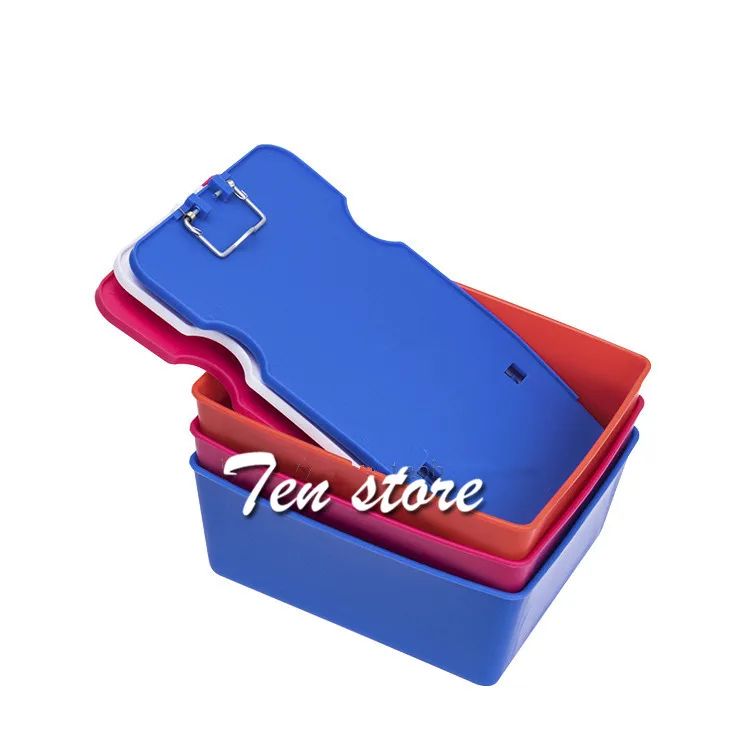 10 шт./лот цветные стоматологические лабораторные инструменты чехол neaten