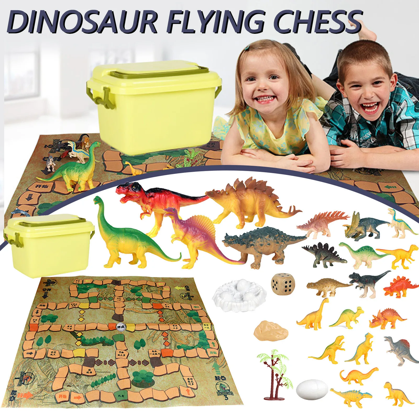 

Фигурки динозавров, игровые наборы, набор летающих шахматных фигурок динозавров, Детская Подарочная игрушка, модель животного динозавра, и...