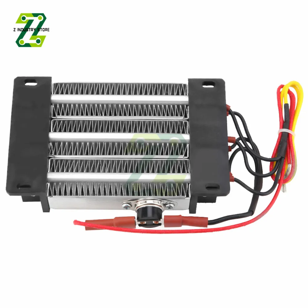 

220 В 600 Вт изолированный PTC керамический нагреватель воздуха, нагревательный элемент с линией 32 см