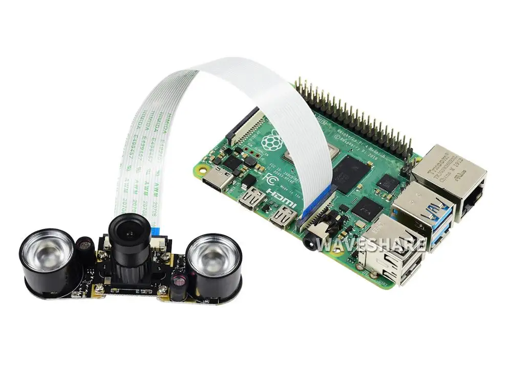 Камера Raspberry Pi (F) с 5 мегапиксельными датчиками OV5647 регулируемое расстояние