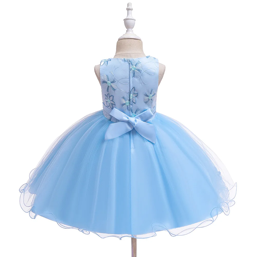 Kids Party Clothing Boutique Children Pink Lavender Blue Wedding Dress Girl Princess 2 3 4 5 6 7 Years | Детская одежда и обувь