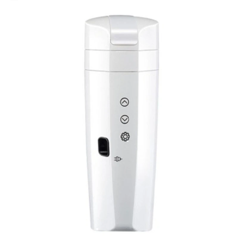 

400ML Car Heating Cup Real-time Temperature 12V Heated Water Bottle Kettle Mug