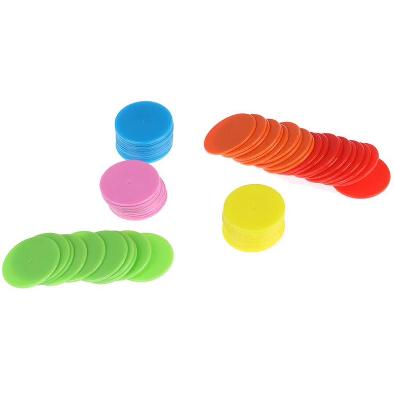 50 шт. количество фишек бинго маркеры для игровые карты пластиковые классных