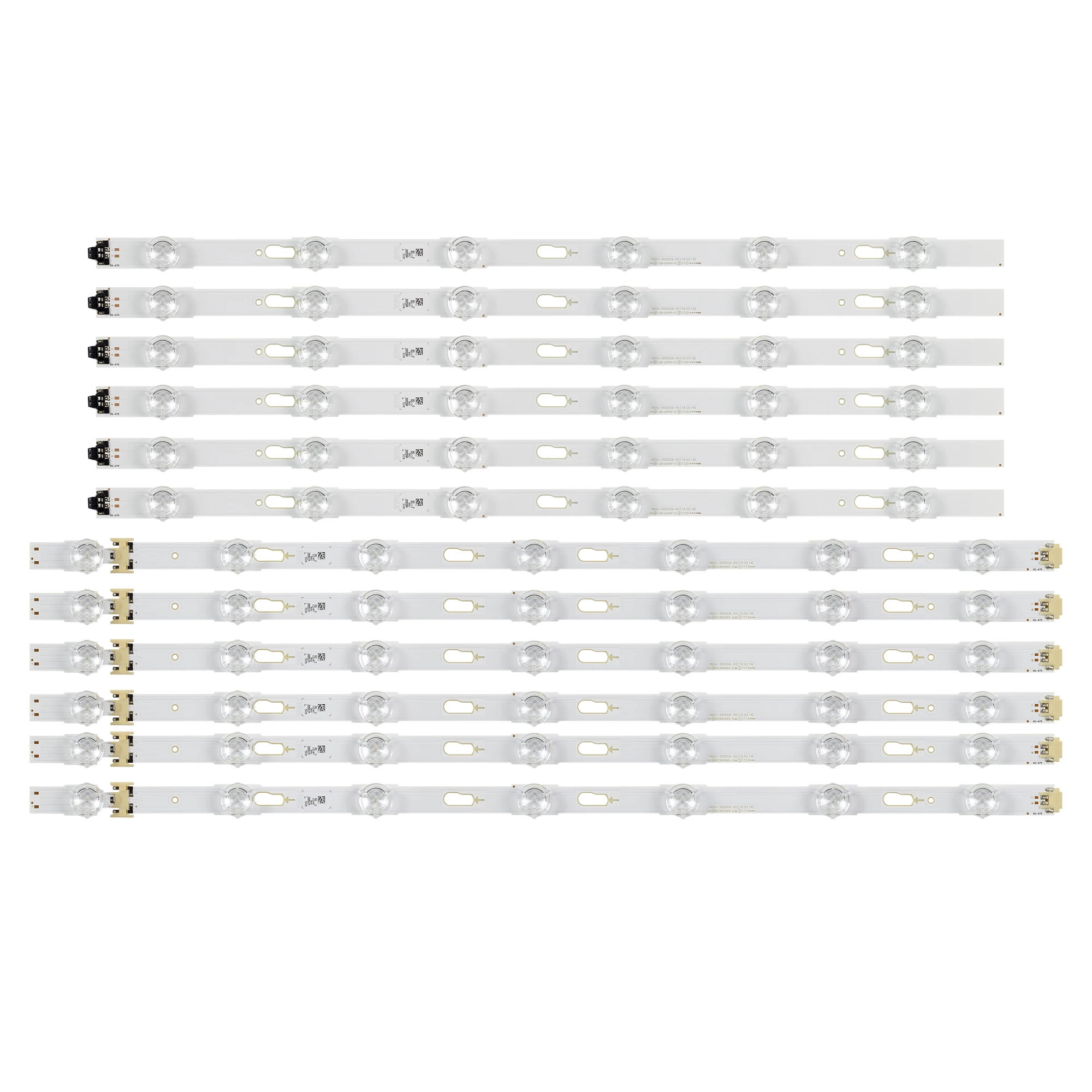 Оригинальная новая светодиодная подсветка полосы для Samsung UE50KU6079K BN96 39657A 39658A
